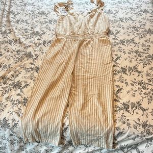 Target A New Day Striped Jumpsuit L